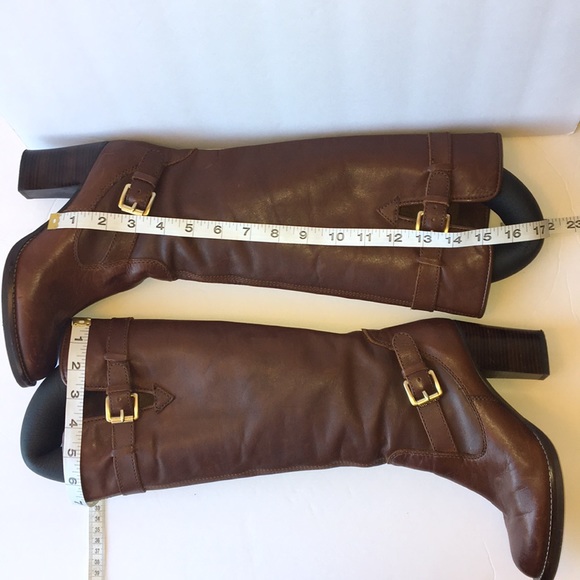 Michael Michael Kors Brown Pull Up Boots 6M EUC - Picture 4 of 8
